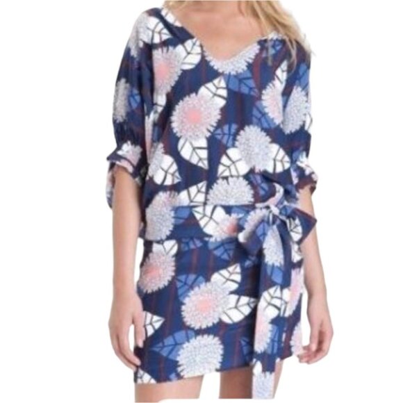 Diane Von Furstenberg Edna blouson silk dress - Picture 1 of 16